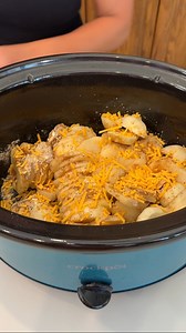 7K views · 114 reactions | Fantastic onion potatoes (in the crockpot) Olivia uses sliced potatoes, onion mix, butter, cheddar cheese, pepper and salt to make a lovely side dish. This original video was produced by Network Media LLC and Olivia | Tales from the Test Kitchen | Facebook