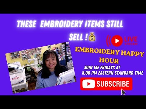 Embroidery Happy Hour - 5 Embroidery Products That STILL Sell in 2026 (Even in This Economy)