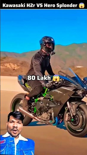 Kawasaki H2R VS Hero Splendor 😱 Drag Race Comparison!