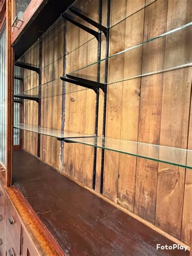 Antique General Store Display Cabinet | Sliding Lift Doors #theoldgrainery