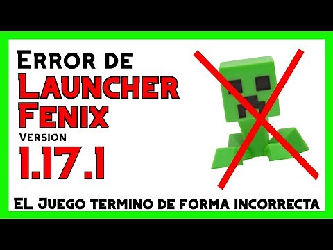 ERROR LAUNCHER FENIX - Como solucionar el error (termino de forma incorrecta) 1.17-1.17.1 2021😱