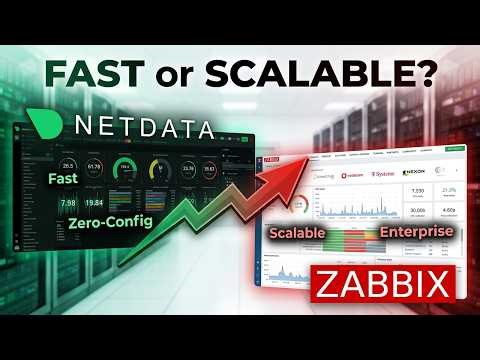Netdata vs Zabbix - The Better Monitoring Setup for Most People