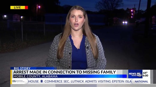 Missing Mobile County family update: Arrest made, sheriff says