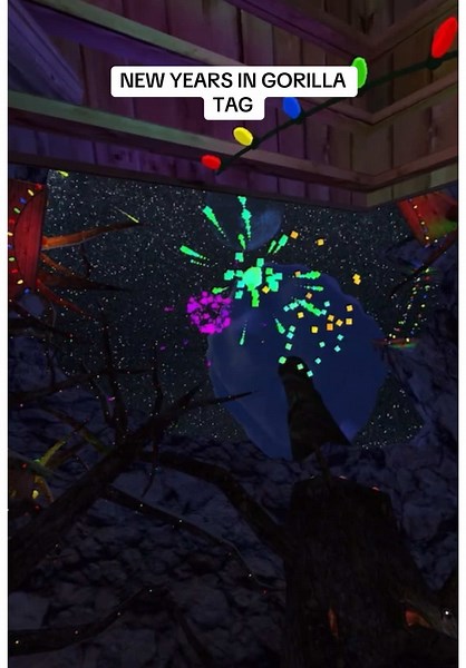 New Year's Celebration in Gorilla Tag VR