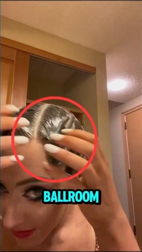 Why Ballroom Dancers Have Frozen Hair? 🤔 #facts #ballroomdancers #shorts