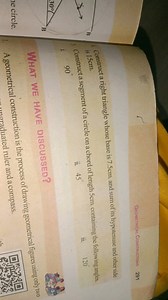 Geometrical Constructions2914. Construct a right triangle who... | Filo