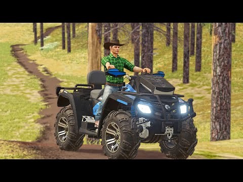 Muddy ATV Trail Riding! (Mountain Trails) | FS19