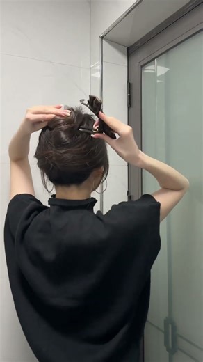 Flat Head Hack! ✨ Triple Volume Claw Clip Tutorial (Super Comfortable & Secure for All Day Wear)#髪型