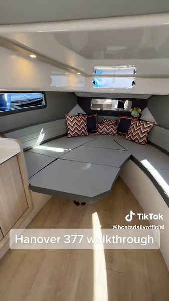 Creative layout and design for a boat of this size. This boat is a great fit for anyone looking for a weekend cruise or comfort for a new boater. We’ll have to see what else they come up with for these designs #boatsdaily #boats #mercuryracing #yacht #yachts #ChevyEVSongContest #superyacht #offshore #fishtok