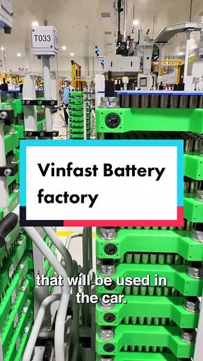 Inside Vinfast Electric Vehicle Battery Factory