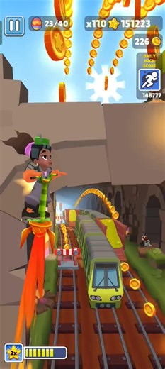 Wait for end 😱 Holly🐰 SUBWAY SURFERS World tour Easter ireland 520 shorts #shortsfeed #subwaysurfers