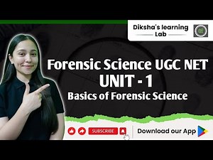 Forensic Science UGC NET || Unit - 1 || Basics of Forensic Science || Definition and Origin