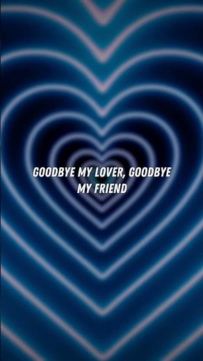 James Blunt - Goodbye My Lover //Lyrics