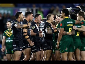 New Zealand's earth shaking Haka in RLWC2021 semi final versus Australia | Cazoo Match Highlights