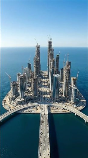 From Nature to a Futuristic Island City 🌍 | Satisfying Timelapse