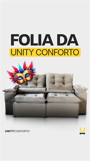 É temporada de folia. E aqui a regra é simples: curtir do seu jeito. Tem gente que vai pra rua, tem gente que vai pro bloco. E tem gente que escolhe o melhor bloco do feriado: o sofá. Pra isso, o Vicenza é perfeito: 2,75m, retrátil, tecido macio e pronto pra receber toda a família neste carnaval. Me chama no direct e me diz o tamanho da sua sala que e que eu te indico o modelo certo. #UnityConforto #FoliaDay #CarnavalEmCasa #SofaRJ #DecoracaoRJ #SofaVicenza #SofaVicenza | Unity Conforto