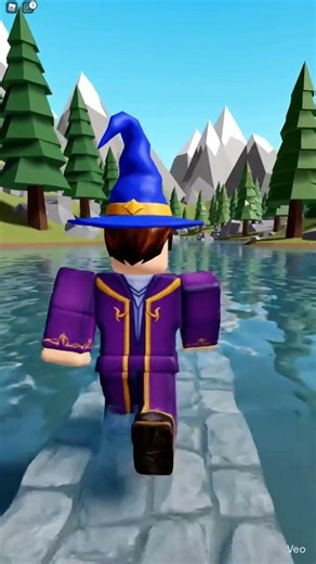 wizard walking on water🤯 #roblox #roblox