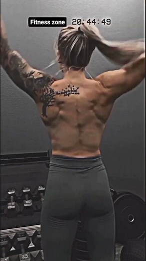 Without T-shirt her back cut level😱💯 Workout Motivation | Gym 💪🏻😱| Female Fitness🍑💯#shorts