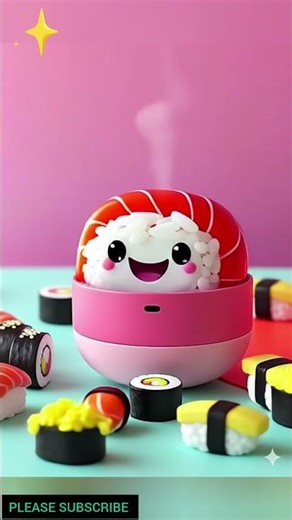 ✨ Jumping Funny Sushi 🍣 | Fun & Satisfying Food Art in 8K ✨