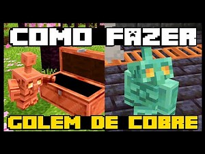 HOW TO MAKE THE NEW COPPER GOLEM IN MINECRAFT