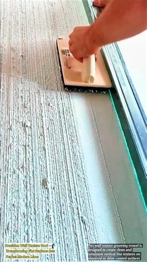 Precision Wall Texture Tool – Transforming Flat Surfaces Into Perfect Modern Lines