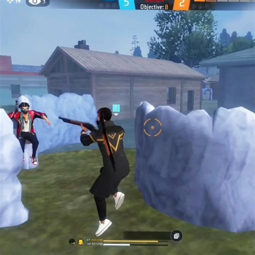 Last zone situation 1v2🥶😰 #freefire #shorts #viral