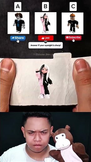 Which Roblox Character Is Shown? A, B, or C?