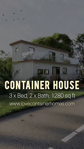 🏡 Would YOU live in a home made from just 3 containers?👇 Be honest! We want to know. This three bedroom shipping container home was proudly designed by @containerhomeslove Plans available for sale. | Love Container Homes