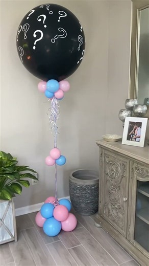 Gender reveal ideas 🧬👦👧 #balloon #balloonbouquet #genderreveal #genderrevealideas