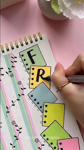 Simple & Elegant Front Page Idea: French 🌿✨ #shorts #halyncalligraphy #frontpage