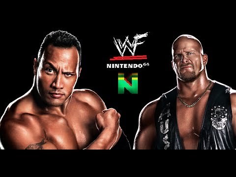 The Rock vs Stone Cold WWF ATTITUDE NINTENDO 64