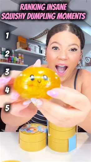 Ranking The Best Cuties squishy dumpling moments 🥰✨ #shorts #squishy #unboxing #satisfying