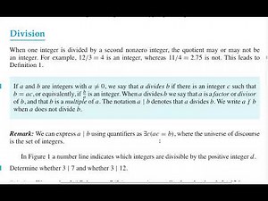 03. F: Modular Arithmetic and Divisibility (Section 4.1)