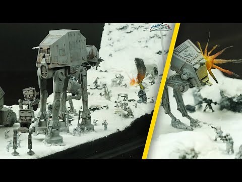 I Built an Action Packed Star Wars Diorama: The Battle of Hoth