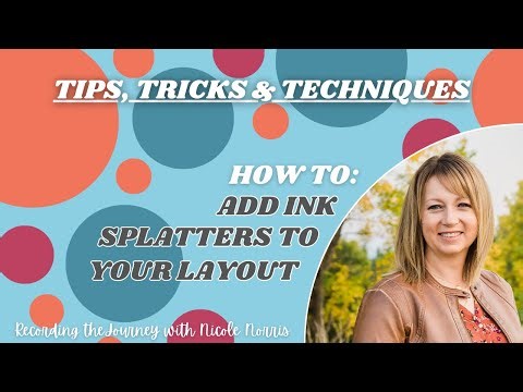 How to Create Ink Splatters