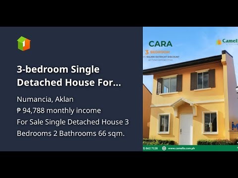 3-bedroom Single Detached House For Sale in Numancia Aklan