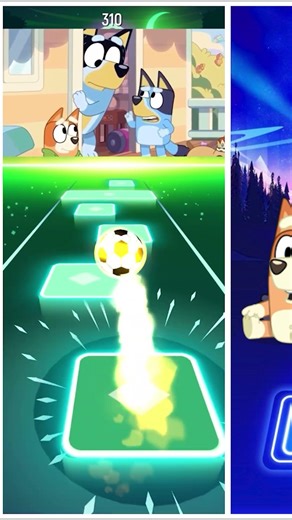 BLUEY BINGO-MINISODES FRIENDS, BLEUY MEGIC, BLUET FUNNY MOMeNTS ★★TILES HOP