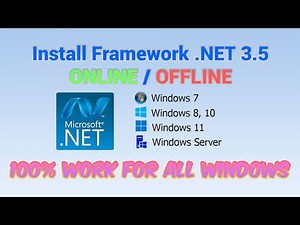 [TUTORIAL] How to Install Framework.NET 3.5 on Windows Online/Offline