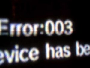 wii error 003