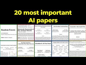 These are the 20 most important AI research papers of the 21st century