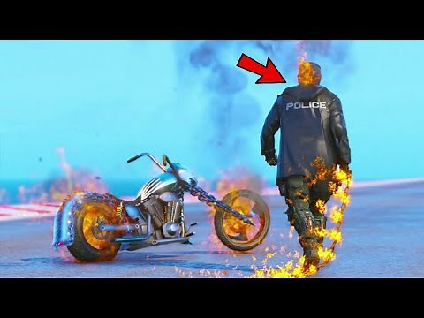 I became GHOST RIDER in GTA 5🔥 But Every Step Is Fire Challenge