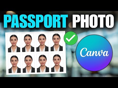 How To Make Passport Size Photos in Canva