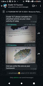 Grade 10.7 please complete the attached activity as your class ... | Filo