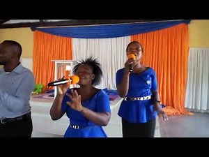 Trumpeters performing at chamboli main SDA