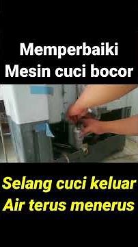 Mesin Cuci Bocor | Mesin Cuci Air Keluar Terus #shorts