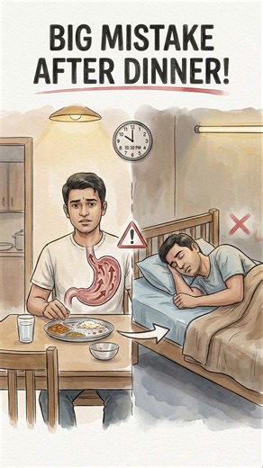 What Happens When You Sleep After Eating? 😳 Thinnaka Padukunte Em Jaruguthundi? #shorts