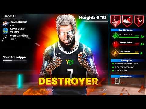 NEW BEST 6'10 DEMI BUILD in NBA 2K26… LEGEND Shooting + CONTACT DUNKS !