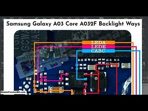 Samsung Galaxy A03 Core A032F Backlight Ways Display Light Problem Solution #gsm_free_equipment