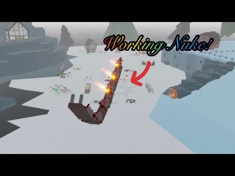How to make a nuke in Fling Things And People! | Roblox