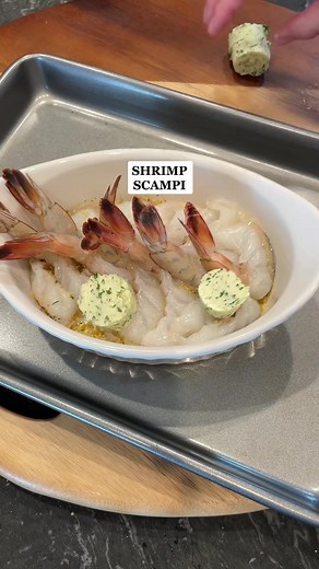 Delicious Shrimp Scampi Recipe with Lemon Herb Compound Butter